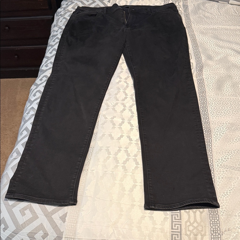 Brixton Men's Dark Gray Straight Jeans